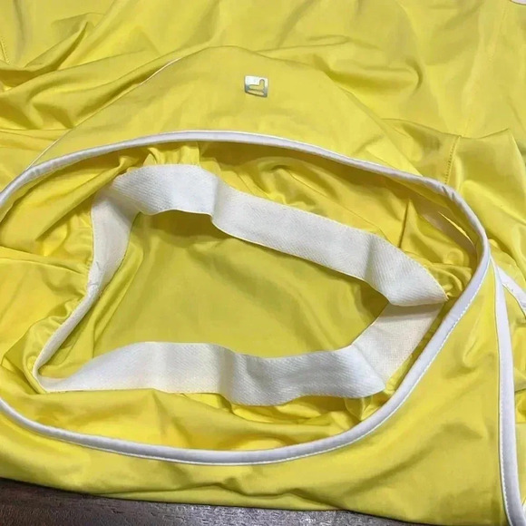 Fila Yellow and White Pleated Pickleball/Tennis/ Sundress - Picture 6 of 8